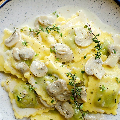 Mushroom Ravioli